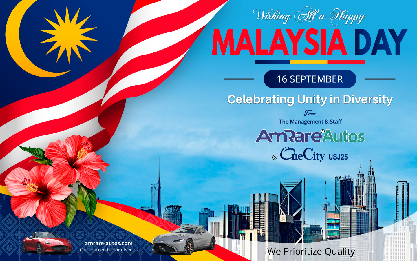 Happy Malaysia Day 16 September 2026 - Unity in Diversity